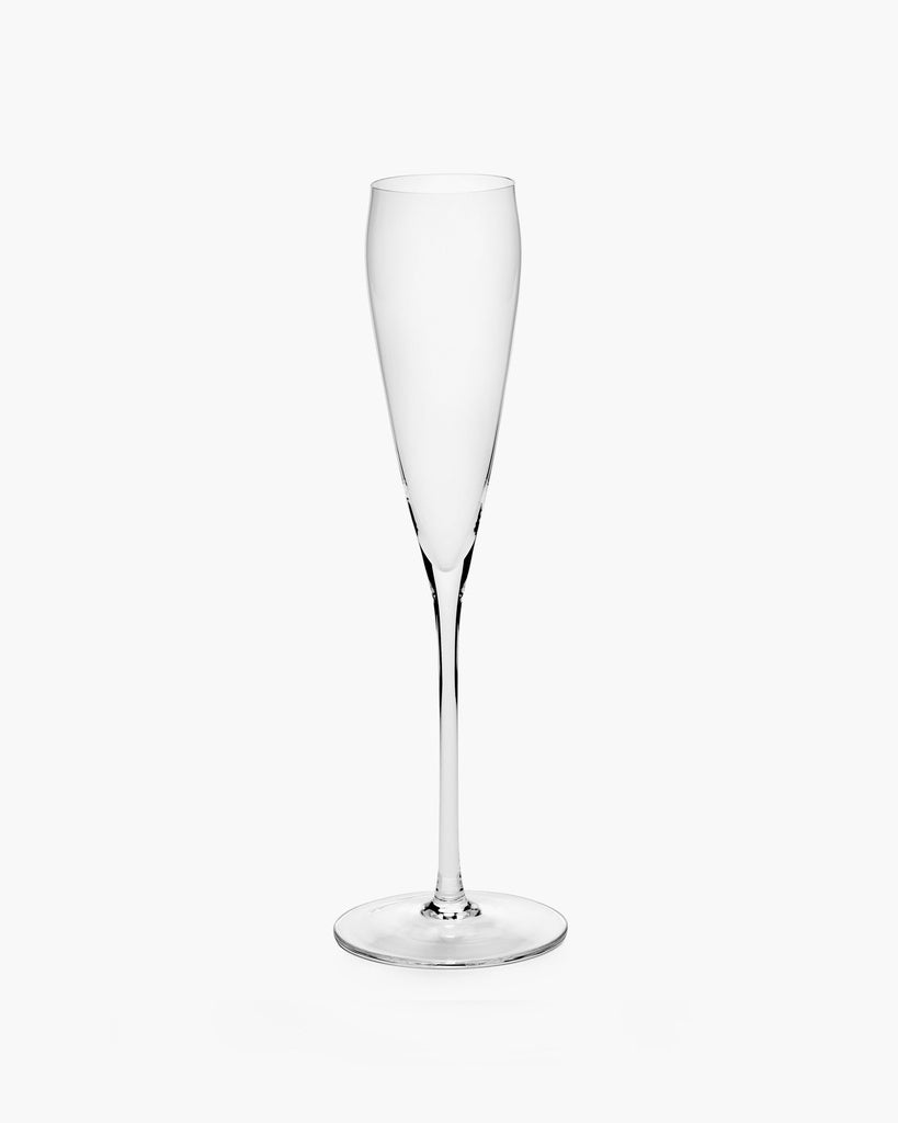 Flûte à champagne gamme Léna, style Cristal Soufflée Bouche